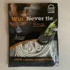 Nathan Lock Laces Elastic Shoe Lace & Fastening System White