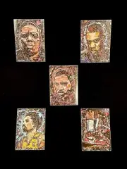 Kobe Bryant Air Jordan Jay-Z Biggie Smalls Dr. King (5) Sticker Lot Beslic Art