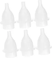 Hoement 6pcs Nose Cleaner Nose Sucker Electric Nose Suction for Hand Pump Nose Picker Nasal Aspirators Ear Cleaner Nose Sucker for