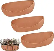 Planter Liners | Set of 3 Window Box Planter Insert - Water-Retentive, Root-Friendly, Drainage-Enhanced Gardening Supplies for Home Balcony Garden