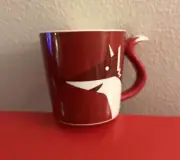 Starbucks 2012 Bone China FOX Coffee Mug with Fox Tail Handle - Never Used