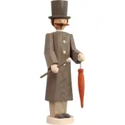 New in Box - Seiffener Volkskunst Gentleman 12.6" Incense Smoker