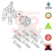 Wheel Stud X10 Suit SUBARU Forester 2.0 S Turbo AWD (SF5) FORESTER (SF_) (for: Subaru)