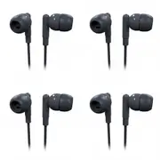 4x Laser Wired 3.5mm Silicone In-Ear Earbud Headphones 1.2m For Phones Tornado