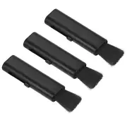 Keyboard Cleaning Brush, 3Pack Mini Telescopic Window Cleaning Brush Black