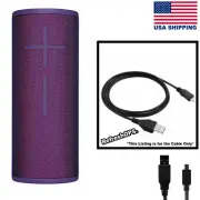 Ultimate Ears UE Boom 3 Bluetooth Speaker USB Cable Transfer Cord Replacement