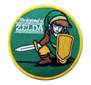 THE LEGEND OF ZELDA EMBROIDERED 3.5 INCH IRON ON PATCH