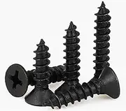 50/100/200/500pcs Cross Flat Small Head Self-Tapping Screws M1 M1.2 M1.4 M1.5 M1.8 M2 M2.3 M2.5 M2.6 M3 M3.5 M4 M5 Countersunk Attack Drive Fasten(5mm,M2 (200pcs))