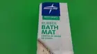 TEXTURED RUBBER BATH MAT FOR SAFE GRIP FOR YOUR FEET, 13.4" x 49"