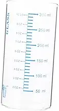 HAPINARY Heat Resistant Glass Cup with Scale Transparent Graduated Drinking Cup for Home Use for Milk Water and Beverages