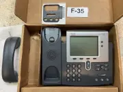 CISCO CP-7942G 68-4553-06 UC PHONE WITH STAND AND HEADSET IP POE - (F-35)