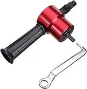 Tool YT-160A Red Double Head Sheet Metal Nibbler Cutter Drill Attachment Metal Sheet Cutter Fit for Electric Drill Drill Attachment
