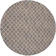 Argyle Brown Runner Wool Rug