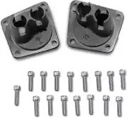 DS Black Cast Iron Lifter Block Pair for Harley Super Glide 71-84