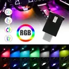 Type-C LED RGB Ambient Light Car Interior Atmosphere Night Lamp Car Accessories