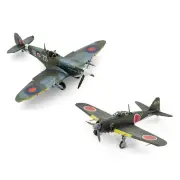 Fascinations Metal Earth SUPERMARINE SPITFIRE & MITSUBISHI ZERO 3D Model Kits