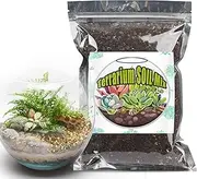 GOTVUGE Terrarium Potting Soil Mix 1L, Custom Made for Terrariums, Perfect for Vibrant Miniature Gardens