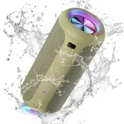 Portable Bluetooth Speakers, IPX7 Waterproof Wireless Speaker with 24W Loud S...