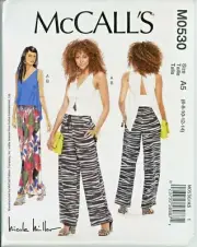 Misses Pants & Top McCall's Pattern M0530 Size 6 to14 Nicole Miller Design Uncut