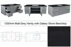 Warehouse Clearance! 1200mm Wall Hung Vanities with Stone Benchtops