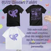 Olivia Rodrigo GUTS Concert T shirt Unisex Various Colours Adults Kids T-shirt