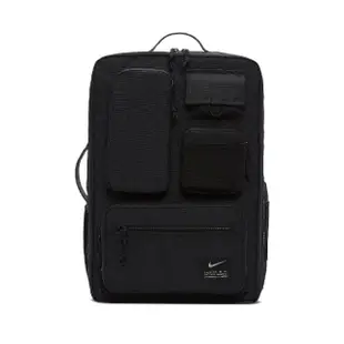 【NIKE 耐吉】後背包 Utility Elite Backpack 大容量 全開式 手提 雙肩背 旅遊 多夾層 黑(CK2656-010)