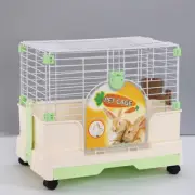 YES4PETS Small Green Pet Rabbit Cage Guinea Pig Crate Kennel With Potty Tray And