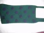 PAUL SMITH GREEN MENS WOOL POLKA DOT SOCKS NWT