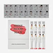 Nacific - Bundle: Shine Mood Slick Set ATEEZ Collaboration Edition + Four Cuts Set 16 pcs