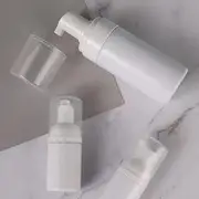 Violeta - Travel Plain Plastic Foaming Pump Bottle (Various Designs) Transparent - 30ml