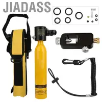 在飛比找蝦皮商城優惠-Jiadass 便攜式 0.5L 水肺潛水設備氧氣瓶氣缸循環