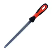 Bahco Three Square File, Second Cut, Ergo Handle