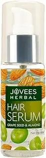 Jovees Herbal Hair Serum Grape Seed and Almond | For Frizzy Hair | Prevents Hairfall | For Men & Women | (60ml)
