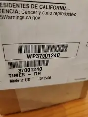 MAYTAG DRYER TIMER PART# 37001240