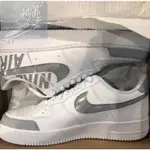 正品 NIKE AIR FORCE 1 LOW 白 反光 皮革 男女 慢跑鞋 休閒鞋 運動鞋 BQ4421-100 現貨