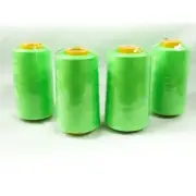 Perial Co 4 Cones of Polyester Threads for Sewing Quilting Serger Neon Green
