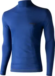 Lenz 6.0 Merino Turtle Neck Longsleeve Shirt, blue, Size XL for Men
