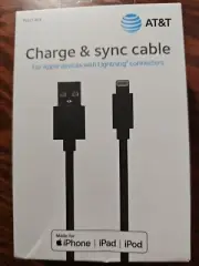 At&t Charge & Sync Cable For Iphone IPad Ipod Apple Fast