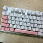 【POJUN PJ02】贈送鍵帽 粉色鍵盤 機械鍵盤 電競鍵盤 機械式鍵盤 茶軸鍵盤 茶軸 電腦鍵盤