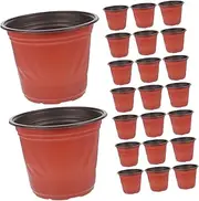 Toyvian 50Pcs Nursery Pots for Succulent Seedlings Durable Lightweight with Drainage Holes for Garden Planting and Indoor Use