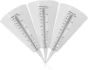 3pcs Rain Gauge Rain Gauge Cup Rain Gauges Outdoors Shaped Rain Gauge Transparent Rain Measure Tube Water Gauge for Rain Shaped Rain Measuring Cup