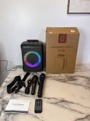 karaoke machine For Adults And Kids With Bluetooth Speaker - 2 Mics