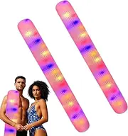 Inflatable Pool Noodles | 2X Adults Inflatable Pool Noodles | Giant Outdoor Water Float for Swimming Beach Lake Party