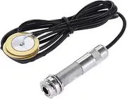Mikinona Acoustic Guitar Pickup Piezo Transducer Microphone Endpin Jack Self-adhesive for Guitar Violin Ukulele
