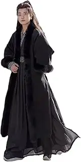 [IDZNFNFX] Men's Traditional Hanfu Outfit Ancient Swordsman Martial Art Uniform Performance Dress