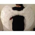 FAIRY COSTUME WHITE FEATHER ANGEL WINGS KIDS INFANT PHOTO