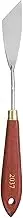 uxcell Palette Knife Painting Tool 2.95" x 0.79" Stainless Steel Teardrop Blade 8.86" Length Spatula Painting Pallet Knives with Hole Beech Wood Handle for Oil Acrylic Canvas, Red/Silver