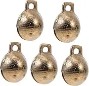 TEHAUX Pack Pet Collar Bells Jingle Bells DIY Decor Brass Craft Ornaments for Christmas Tree