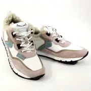 VOILE BLANCHE WOMEN'S PINK SUEDE COMFORT FASHION SNEAKERS