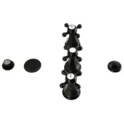 Kingston Brass KB32.BX Metropolitan 1.5 GPM Widespread Bidet - Black